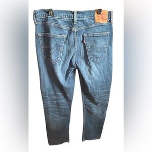 Levi's 514 Men’s Classic Straight Leg Stretch Blue Jeans Medium Wash 34/34  EUC